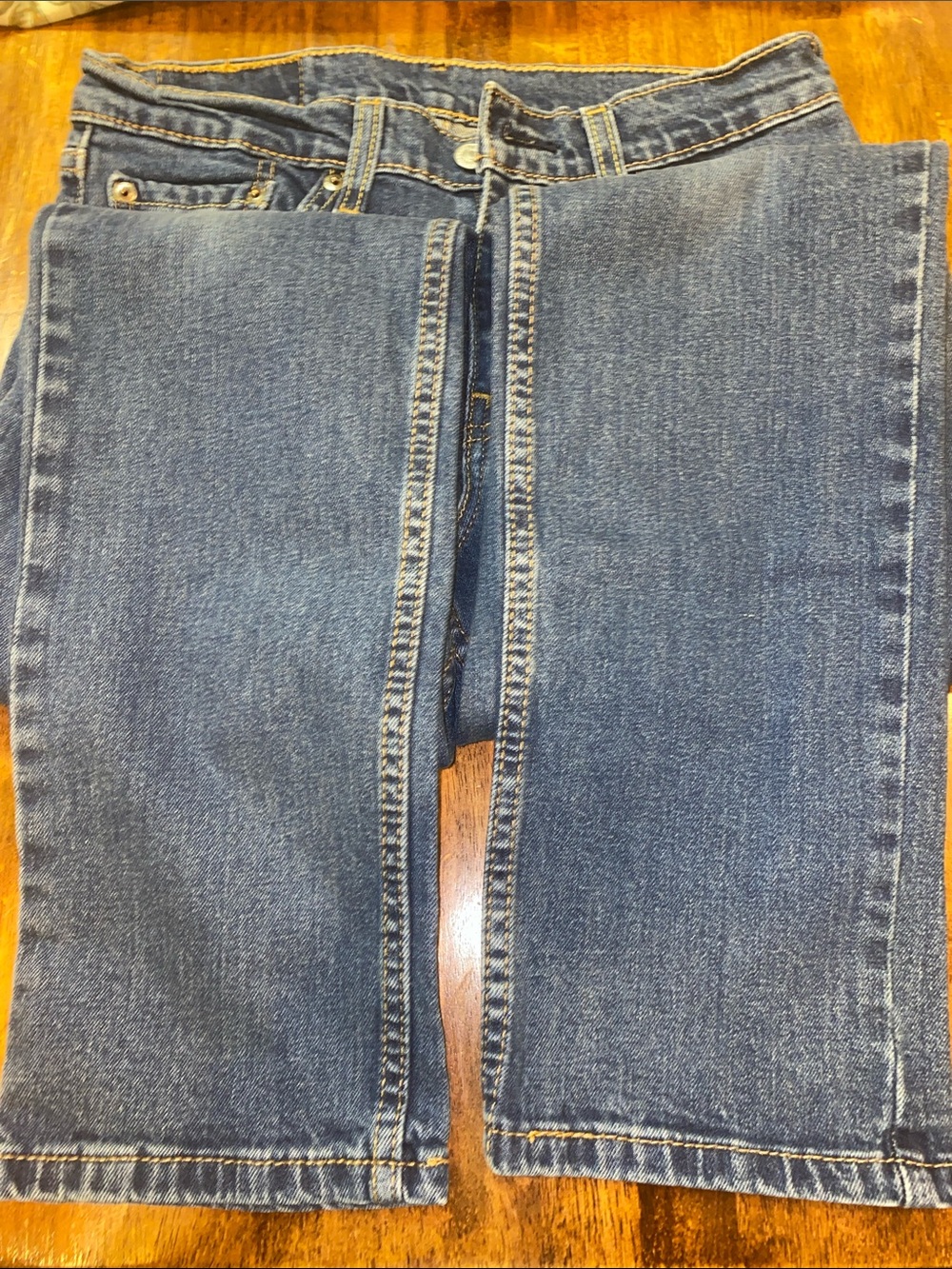Levi's Jeans 511 Straight Leg in Dark Blue - Picture 5 of 7